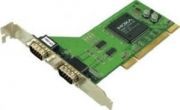 Индустриальная 2-х портовая плата RS-232  для Universal PCI шины