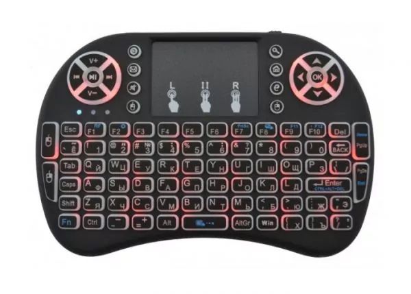 Беспроводная клавиатура Mini Keyboard Backlit с тачпадом и подсветкой